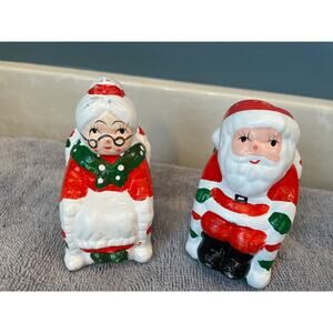 Mr. & Mrs. Claus Salt and Pepper Shakers